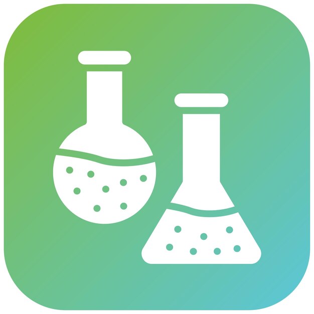 Vectorontwerp Flask Icon Style