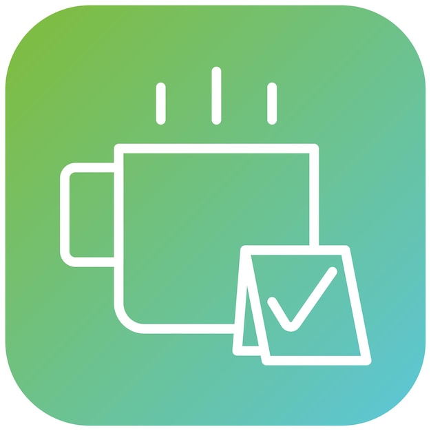 Vectorontwerp Flavorful Reserve Icon Style