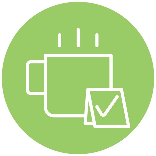 Vectorontwerp Flavorful Reserve Icon Style