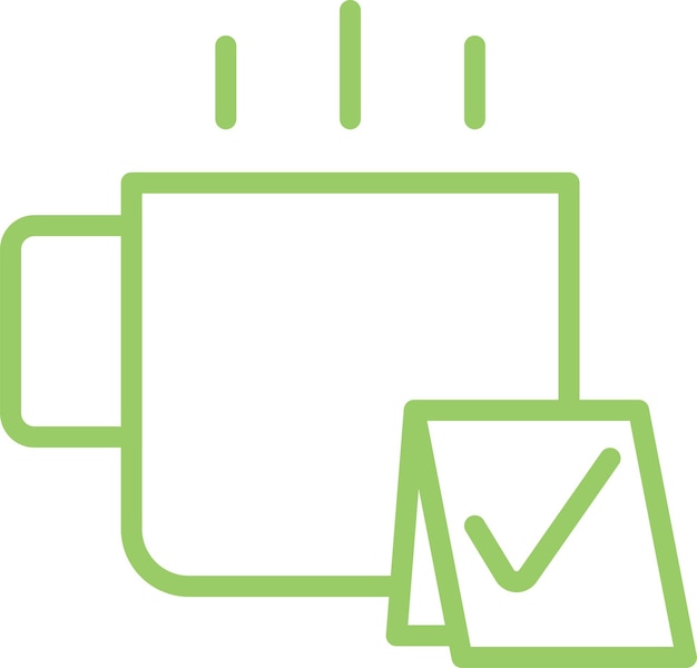 Vectorontwerp Flavorful Reserve Icon Style