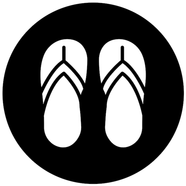 Vectorontwerp Flip Flop Icon Style