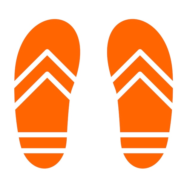 Vectorontwerp Flip Flops Icon Style
