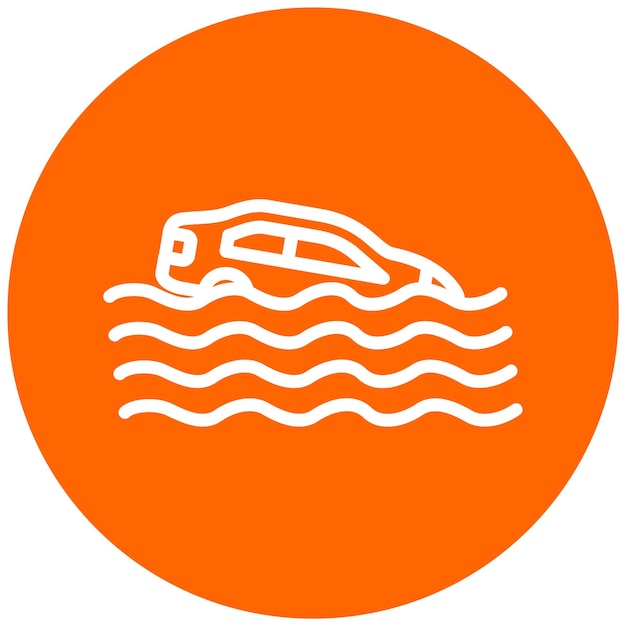 Vectorontwerp Flood Icon Style