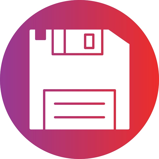 Vectorontwerp Floppy Disk Icon Style