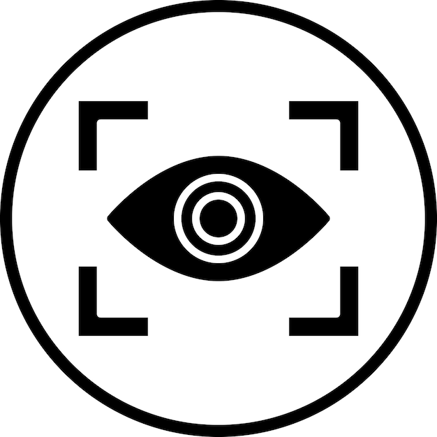 Vectorontwerp Focus Icon Stijl