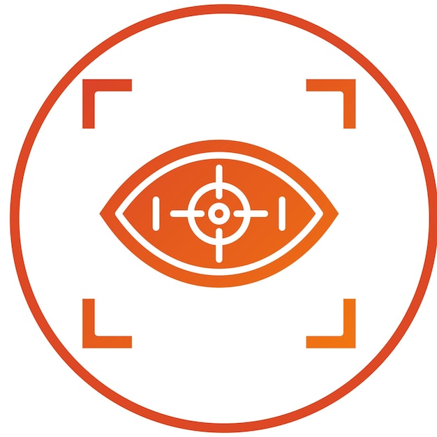Vectorontwerp Focusing Icon Style