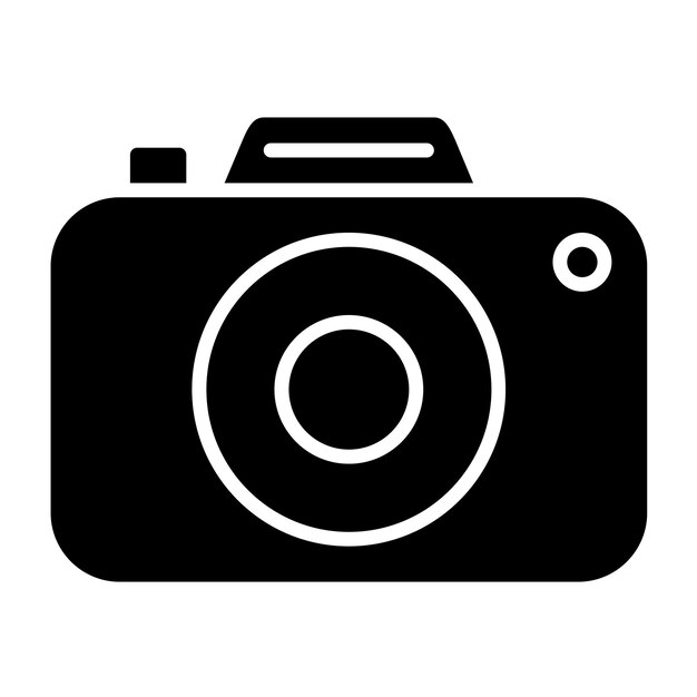 Vectorontwerp Fotografie Icon Stijl