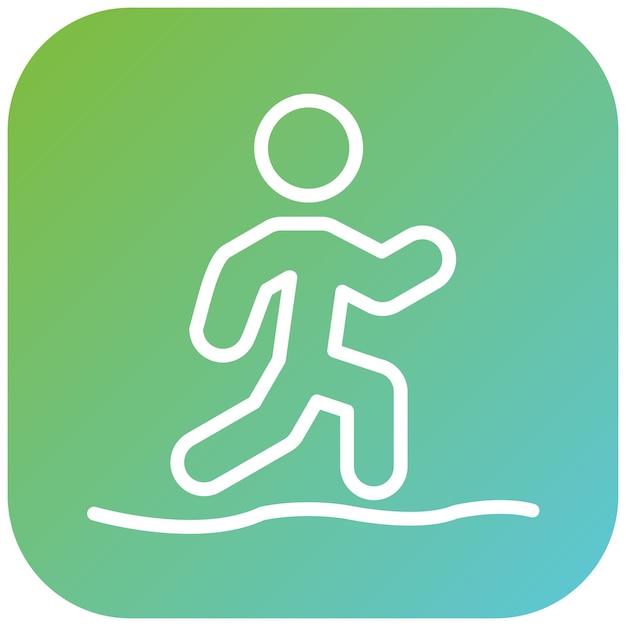 Vectorontwerp Freerunning Icon Style