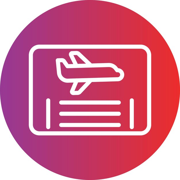 Vectorontwerp Frequent Flyer Program Icon Style