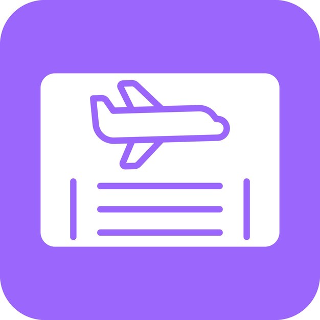 Vectorontwerp Frequent Flyer Program Icon Style