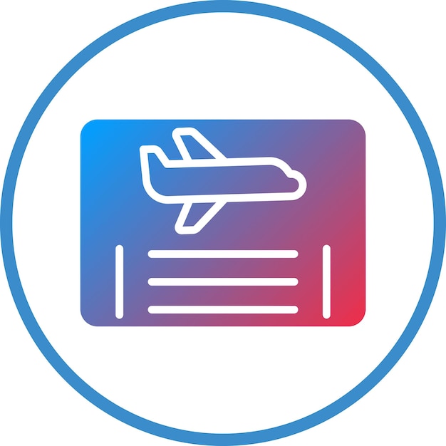 Vectorontwerp Frequent Flyer Program Icon Style