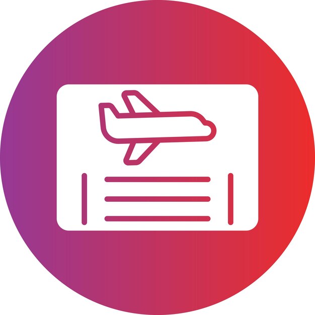 Vectorontwerp Frequent Flyer Program Icon Style