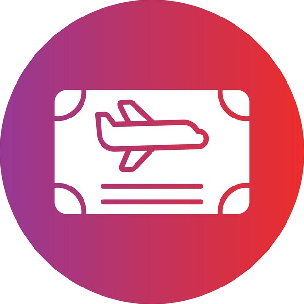 Vectorontwerp Frequent Flyer Program Icon Style
