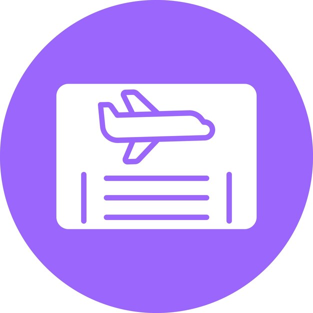 Vectorontwerp Frequent Flyer Program Icon Style