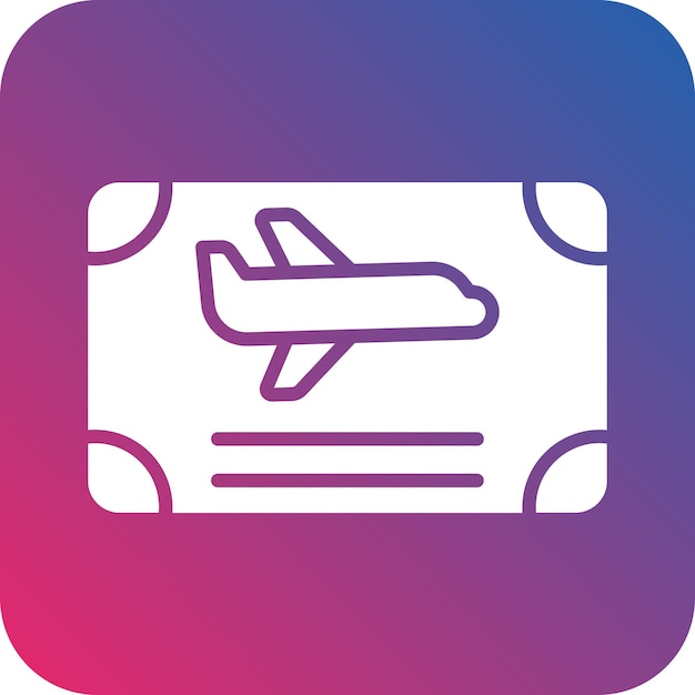 Vectorontwerp Frequent Flyer Program Icon Style