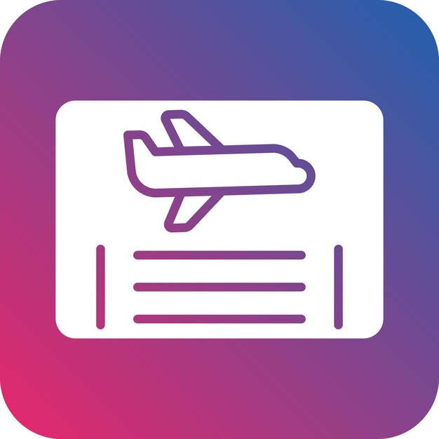 Vectorontwerp Frequent Flyer Program Icon Style