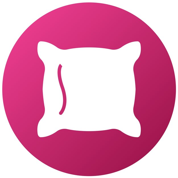 Vectorontwerp Fringe Pillow Icon Style
