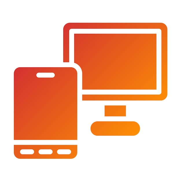 Vectorontwerp Gadgets Icon Style