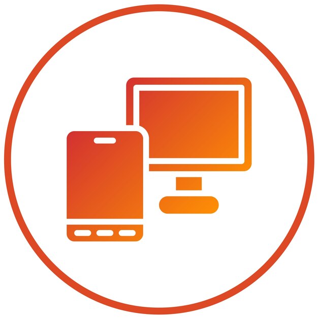 Vectorontwerp Gadgets Icon Style