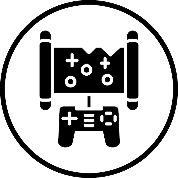 Vector vectorontwerp game map icon style