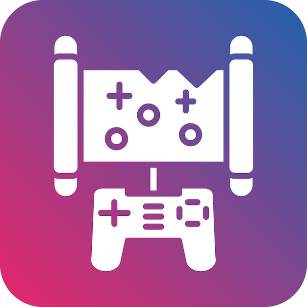 Vector vectorontwerp game map icon style