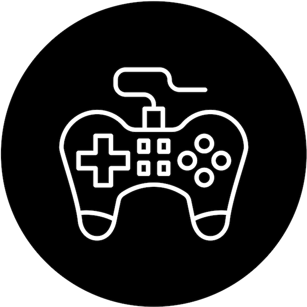 Vectorontwerp Gamepad Icon Style