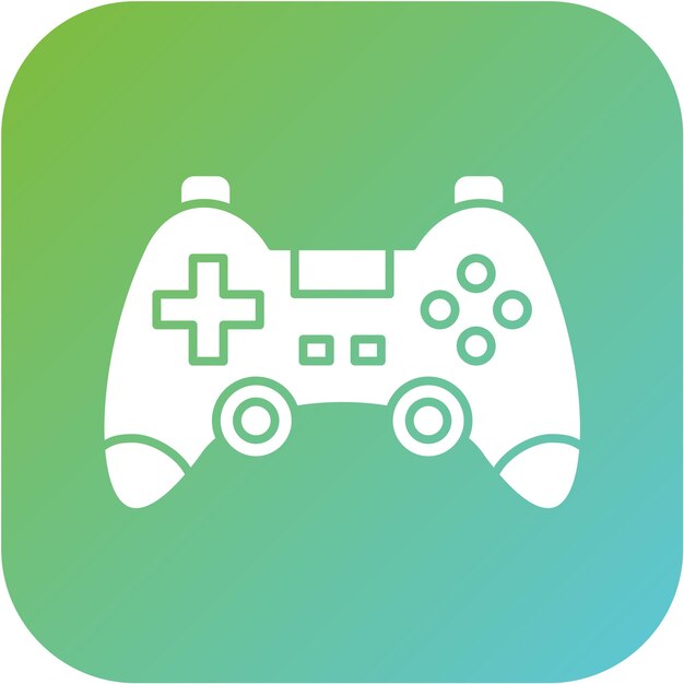 Vectorontwerp Gamepad Icon Style