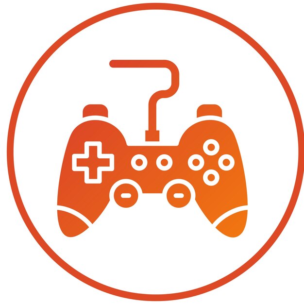 Vectorontwerp Gamepad Icon Style