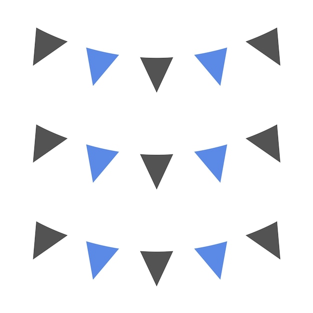 Vector vectorontwerp garland icon style