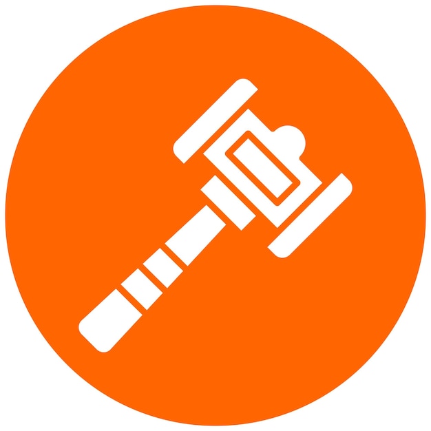 Vectorontwerp Gavel Icon Style