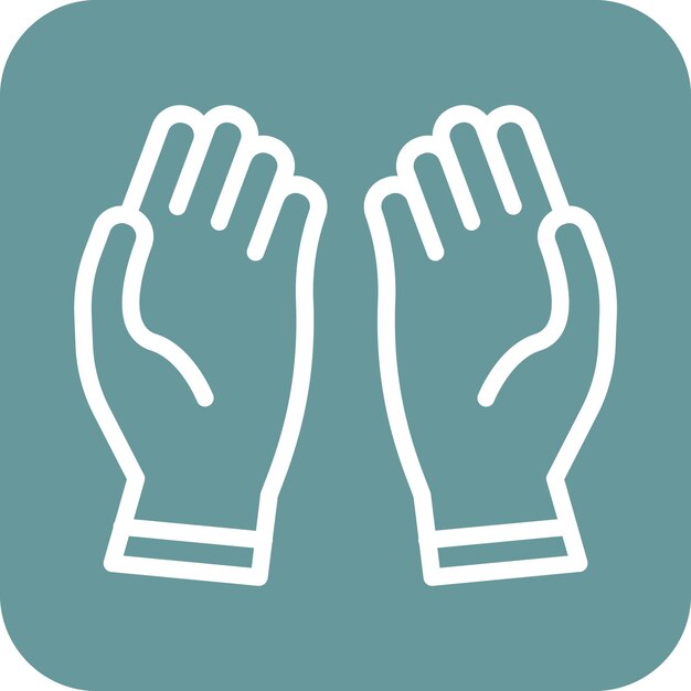 Vectorontwerp Gebed Icon Stijl