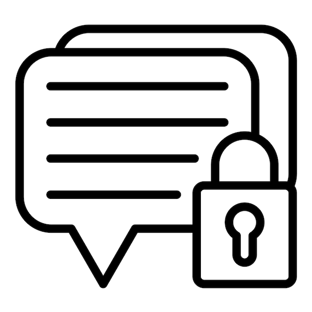 Vectorontwerp gecodeerde bericht icoon stijl