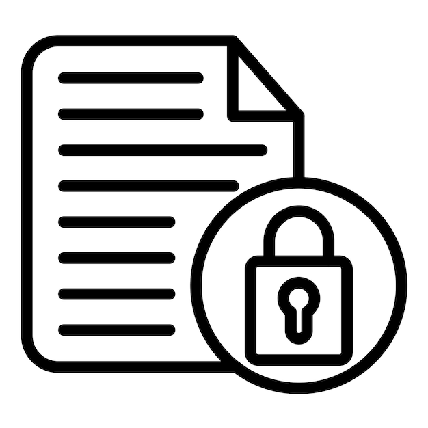 Vectorontwerp gecodeerde bestandsiconiestijl
