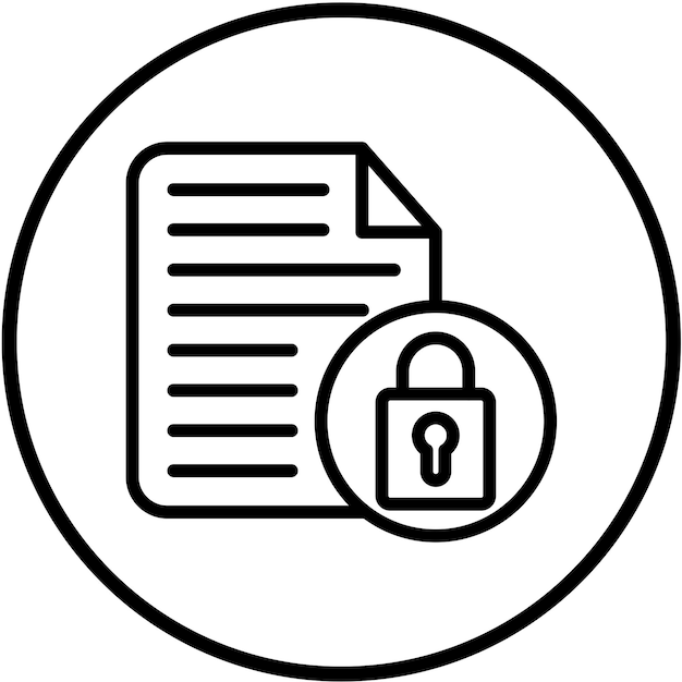 Vectorontwerp gecodeerde bestandsiconiestijl