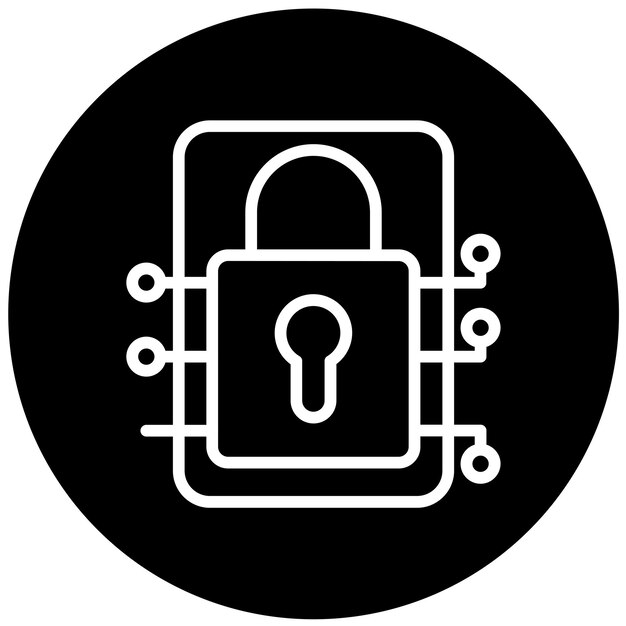 Vectorontwerp gecodeerde gegevens icoon stijl