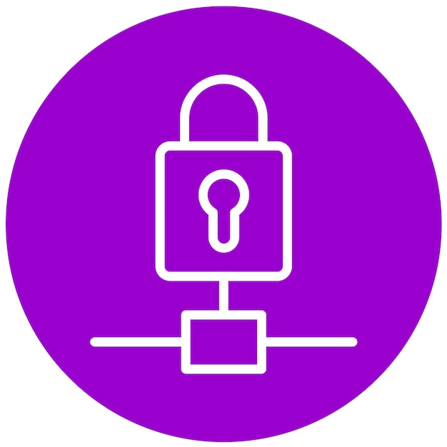 Vectorontwerp gecodeerde verbinding Icon Style