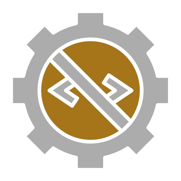 Vectorontwerp Geen code Icon stijl