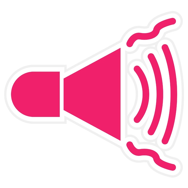 Vectorontwerp geluidsvervuiling Icon Style