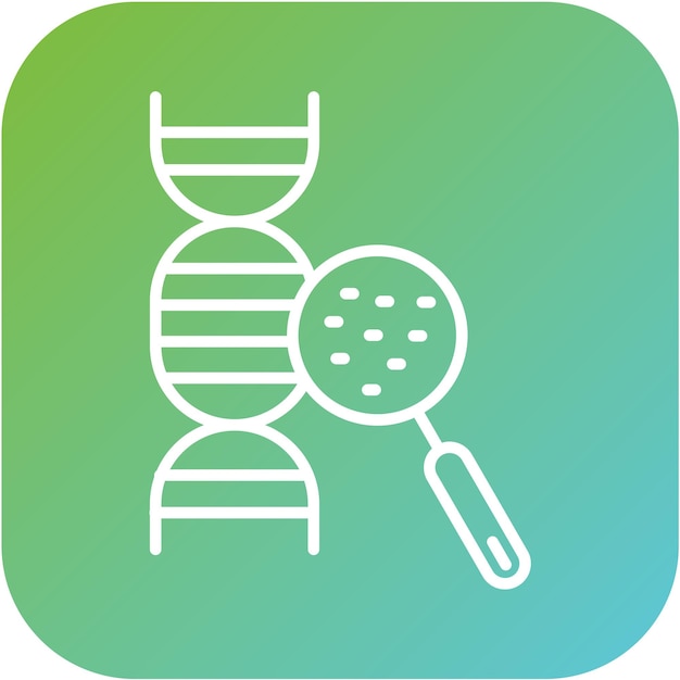 Vectorontwerp Genetische techniek Icon Style