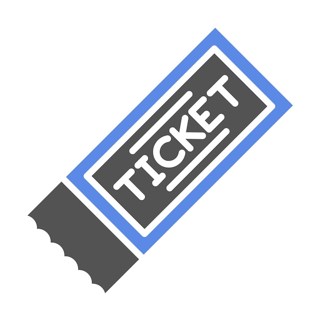 Vectorontwerp Get Ticket Icon Style
