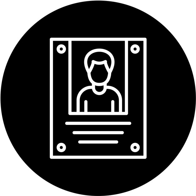Vectorontwerp gewenste icoonstijl