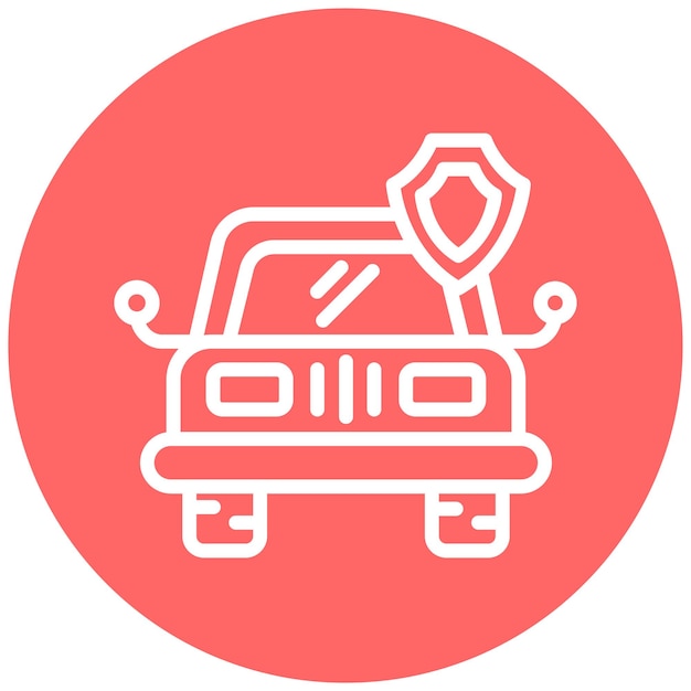 Vectorontwerp Glascoating Icon Style