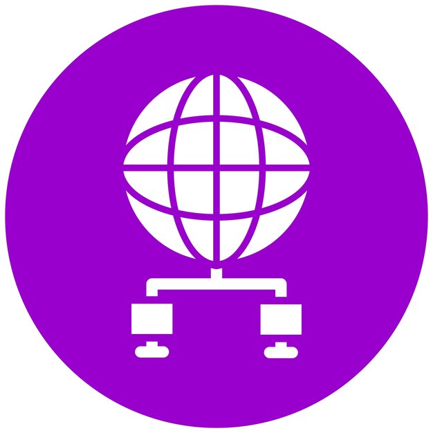 Vectorontwerp Globale netwerk icoon stijl