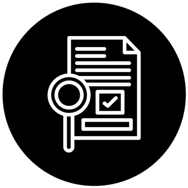 Vectorontwerp goedgekeurde project icoon stijl