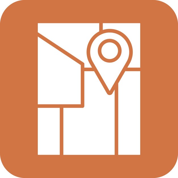 Vectorontwerp GPS Icon Style