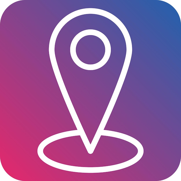 Vectorontwerp GPS Icon Style