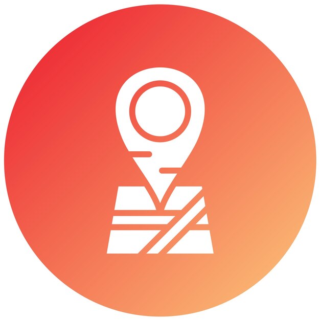 Vectorontwerp GPS Tracker Icon Style