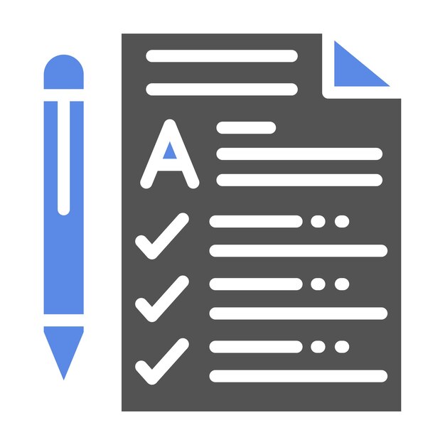 Vectorontwerp Grading Icon Style