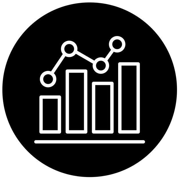 Vectorontwerp Grafiek Icon Stijl