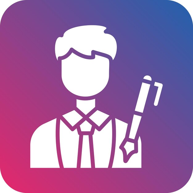Vectorontwerp Grafische ontwerper Icon Style